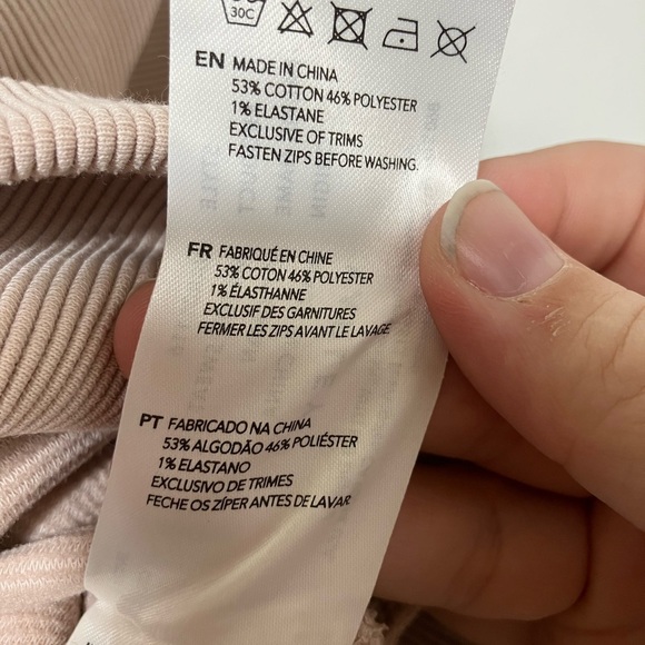 Varley Milton Sweat Sweatshirt Womens Size XS oversized Pullover Rib Knit Cowl - Picture 6 of 10